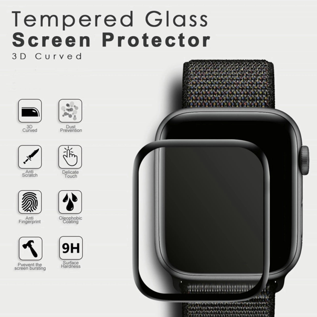 Glass Super Durable Apple Watch 38mm Series 3/ 2/ 1 And 40mm Series 4/ 5
