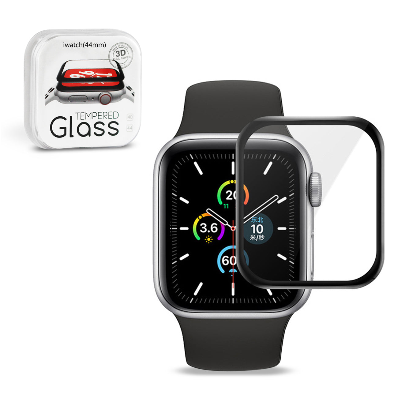 Screen Protector Scratch Resistant Apple iWatch 44mm