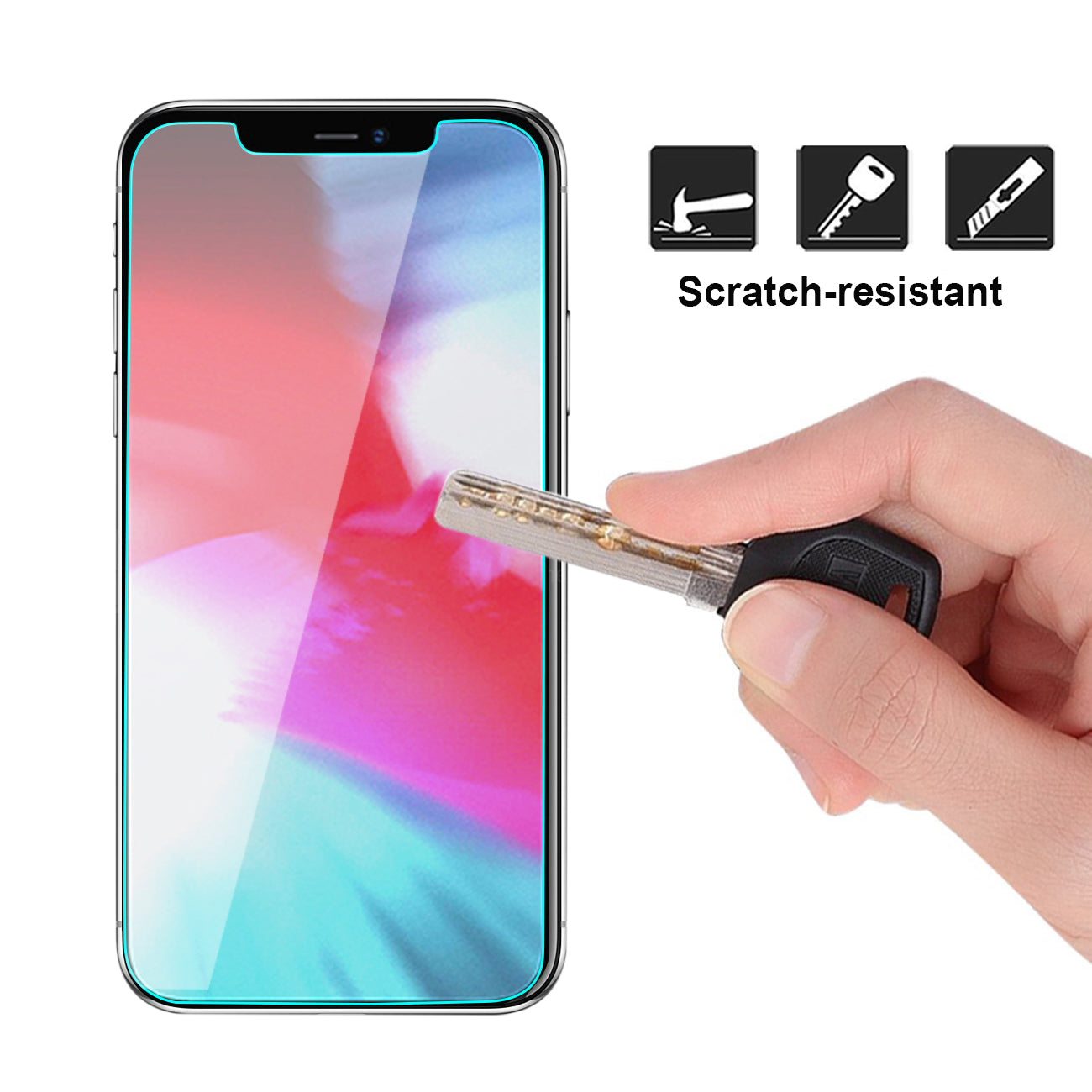 Glass Super Durable 2.5D iPhone 12/ 12 Pro 24Pcs SCP26B-IPH2061