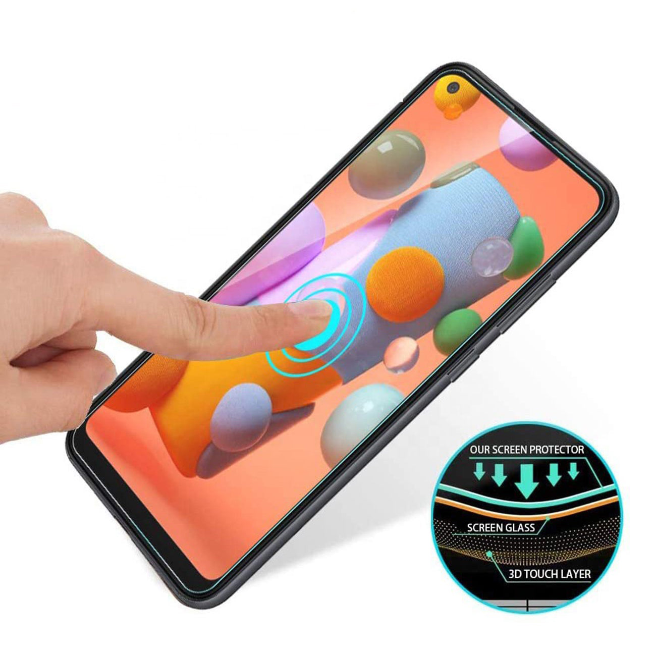 Glass Super Durable 2.5D Samsung Galaxy A11 24Pcs