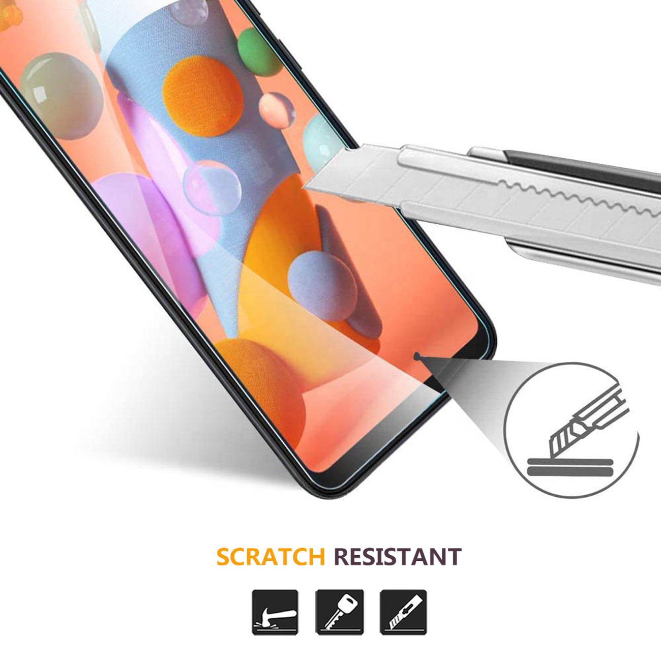 Glass Super Durable 2.5D Samsung Galaxy A11 24Pcs