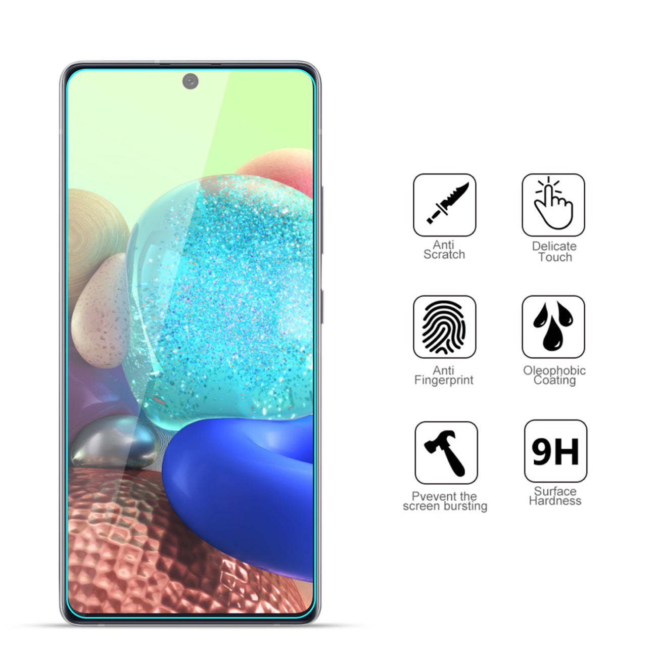 Glass Super Durable 2.5D Samsung Galaxy A71 5G 24Pcs