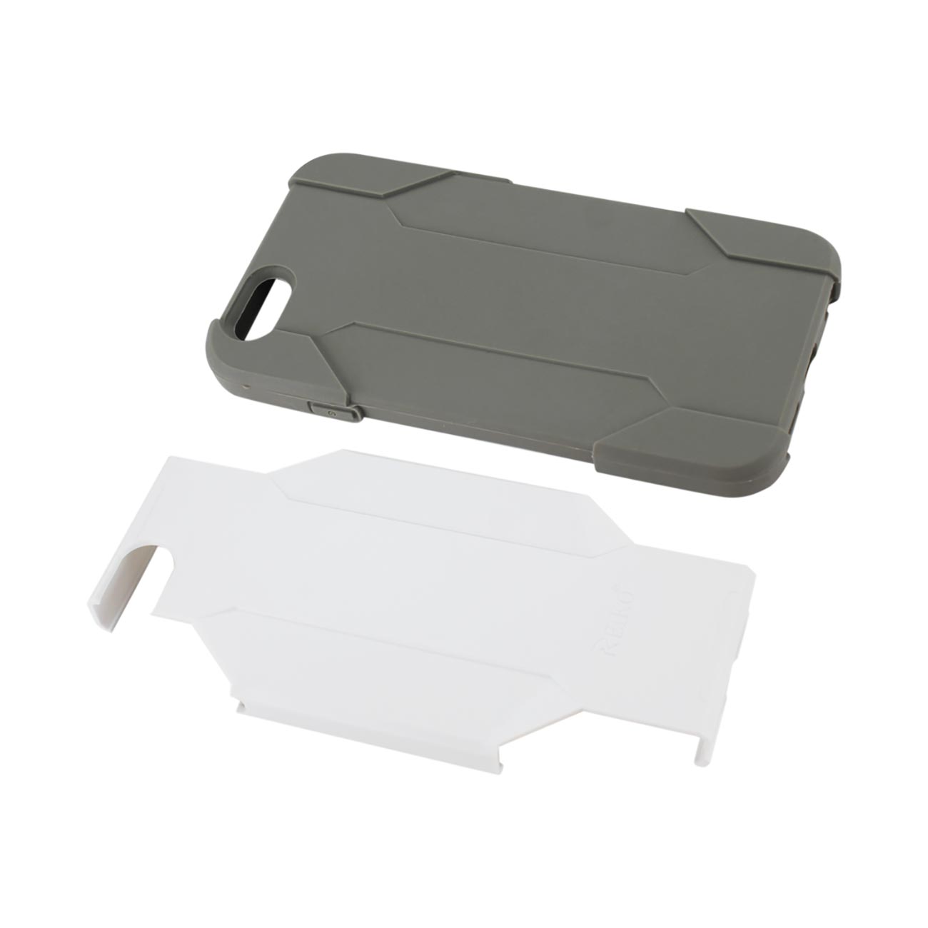 Case Holster Combo Hybrid Heavy Duty 3-In-1 iPhone 6S/ 6 Gray White Color
