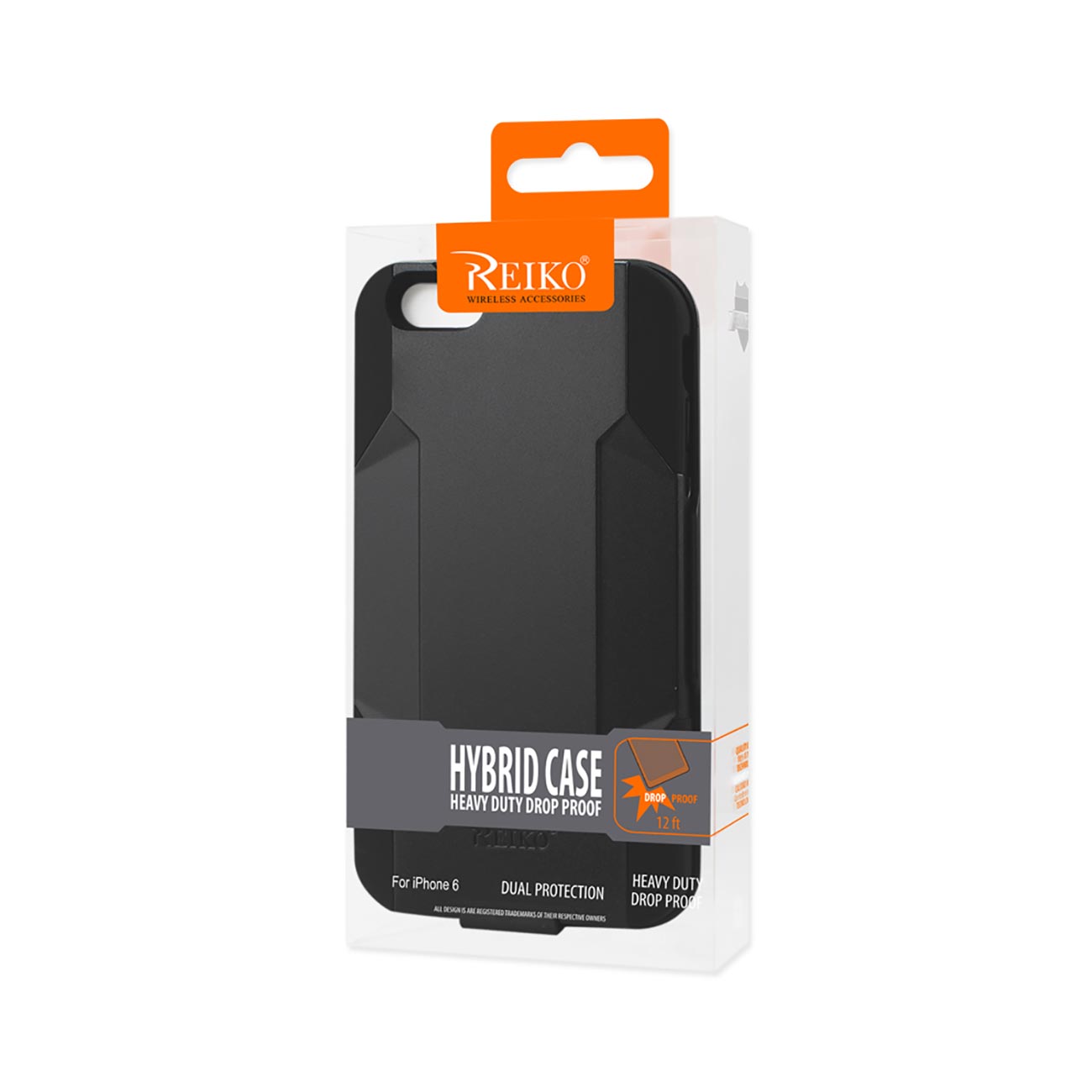 Case Holster Combo Hybrid Heavy Duty 3-In-1 iPhone 6 Plus Black Color