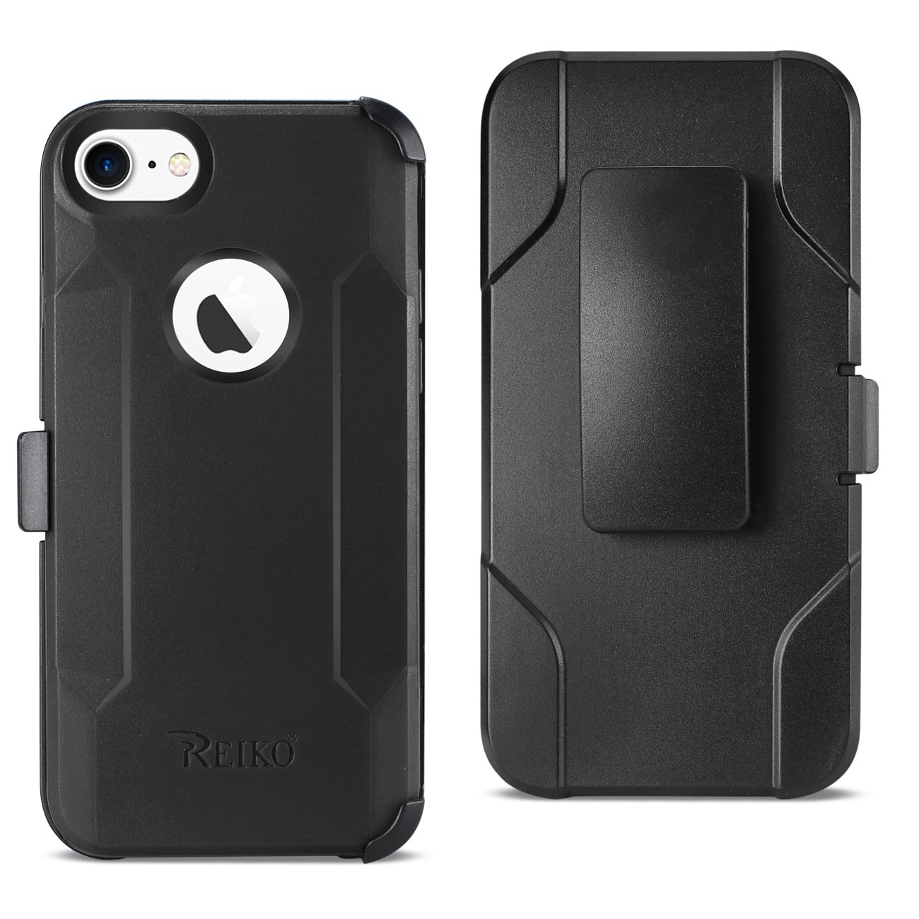 Case Holster Combo Hybrid Heavy Duty 3-In-1 iPhone 7/ 8/ SE2 Black Color