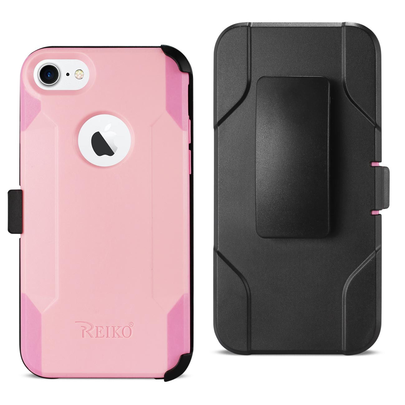 Case Holster Combo Hybrid Heavy Duty 3-In-1 iPhone 7/ 8/ SE2 Light Pink Color
