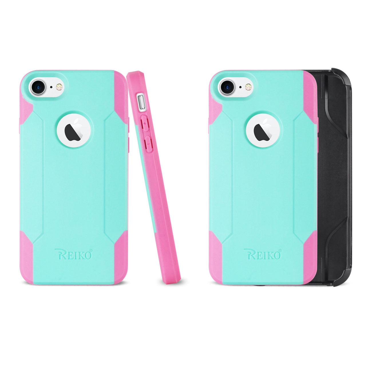 Case Holster Combo Hybrid Heavy Duty 3-In-1 iPhone 7/ 8/ SE2 Mint Green Color