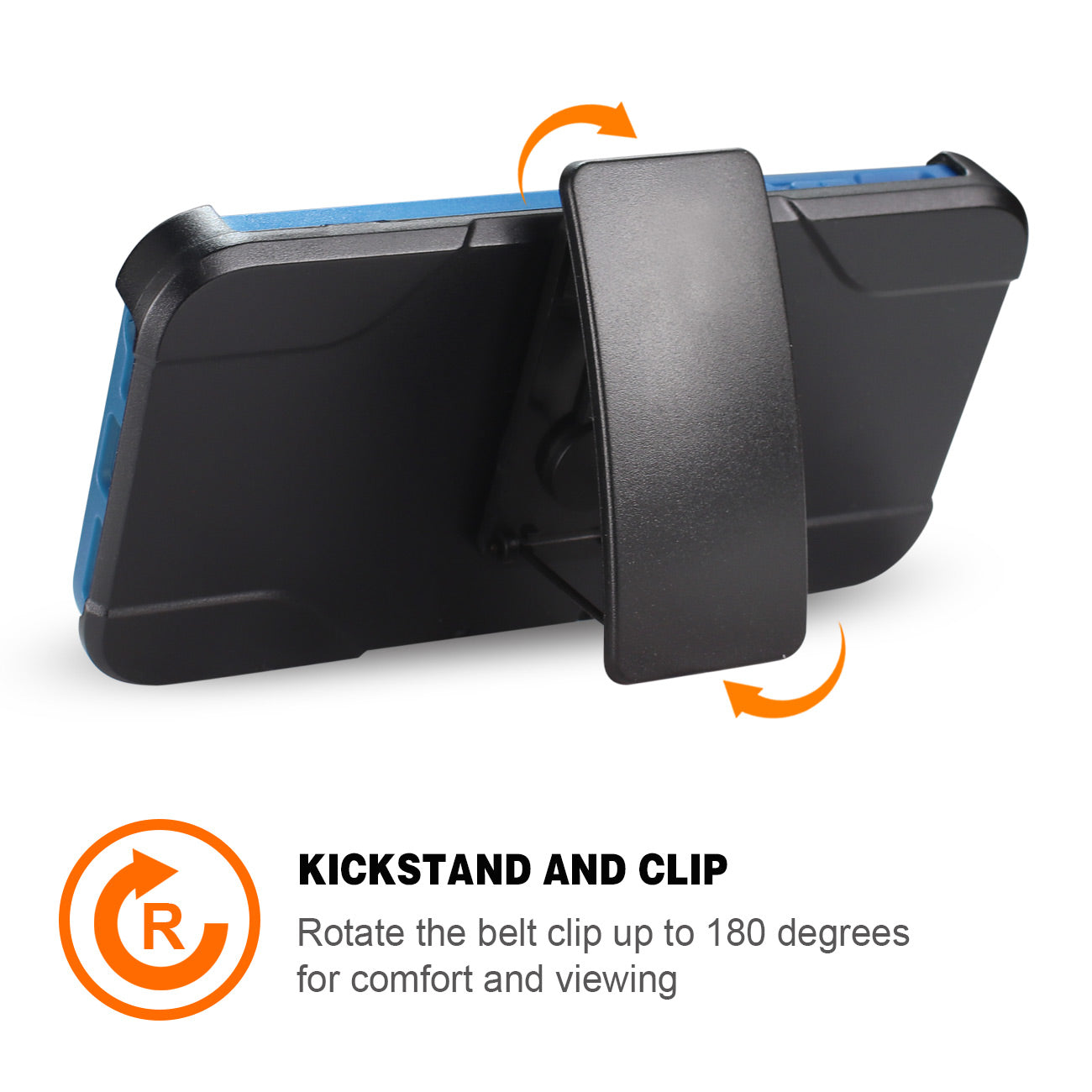 Case Holster Combo Hybrid Heavy Duty 3-In-1 iPhone 7/ 8/ SE2 Navy Color