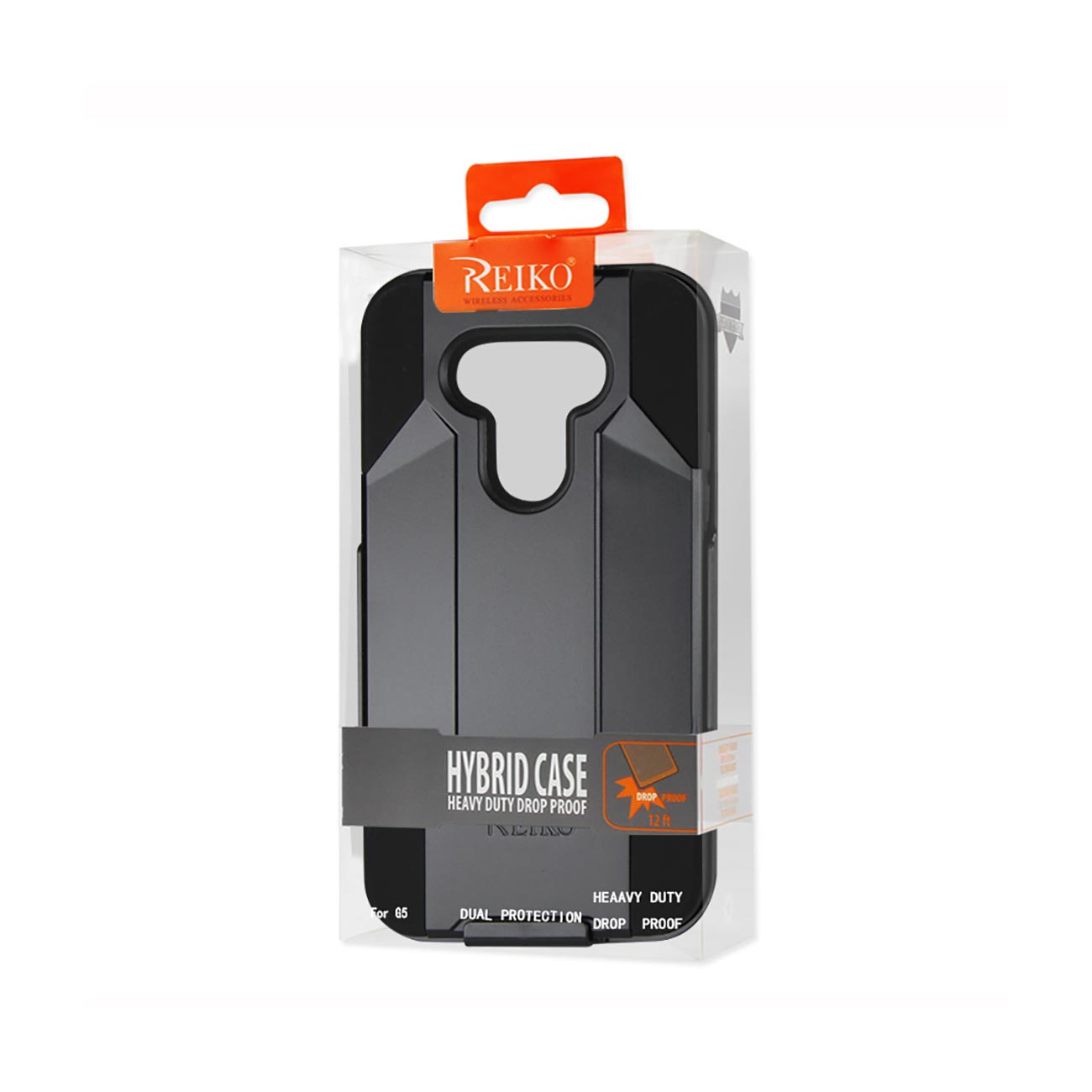 LG G5 3-In-1 Hybrid Heavy Duty Holster Combo Case In Black
