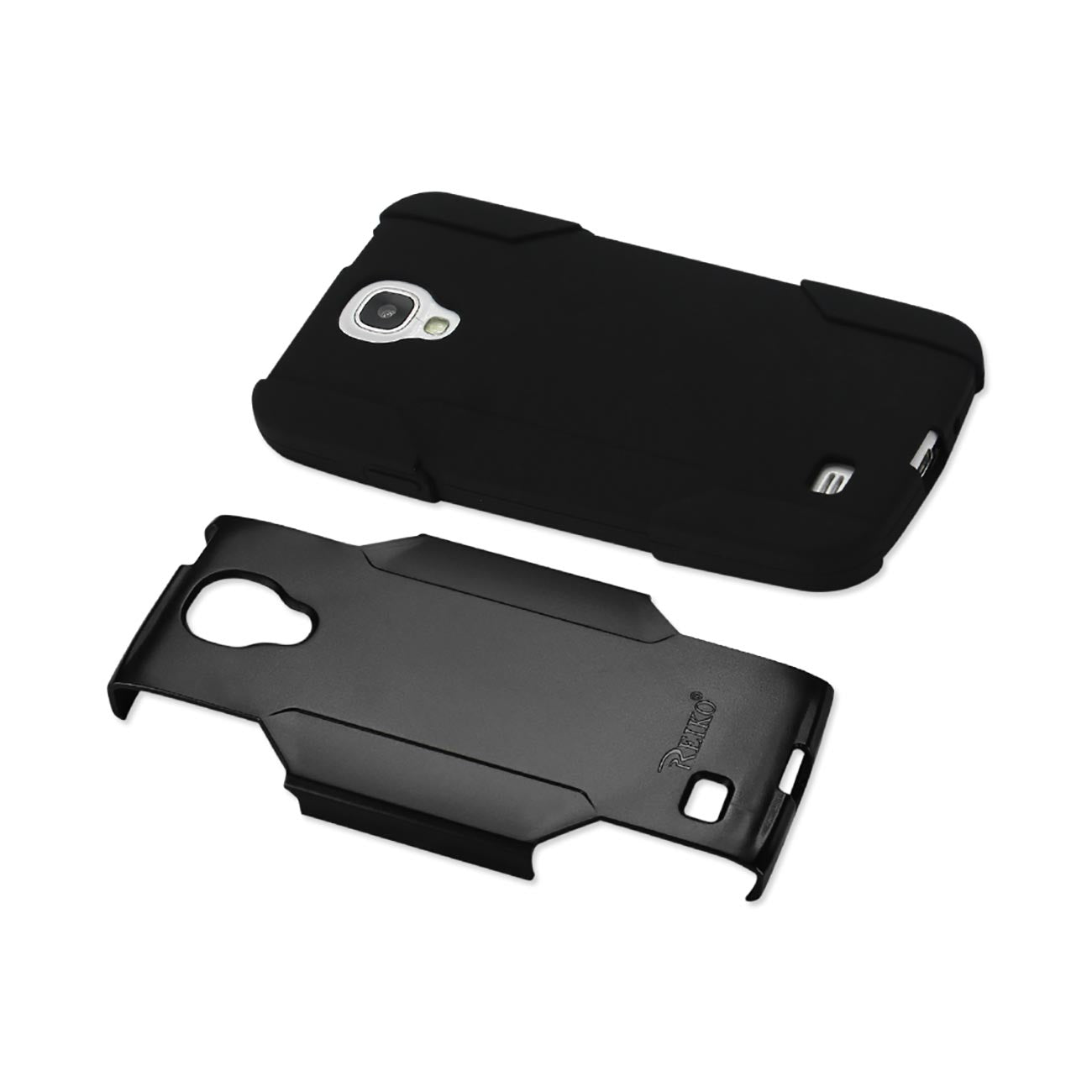 Samsung Galaxy S4 3-In-1 Hybrid Heavy Duty Holster Combo Case In Black