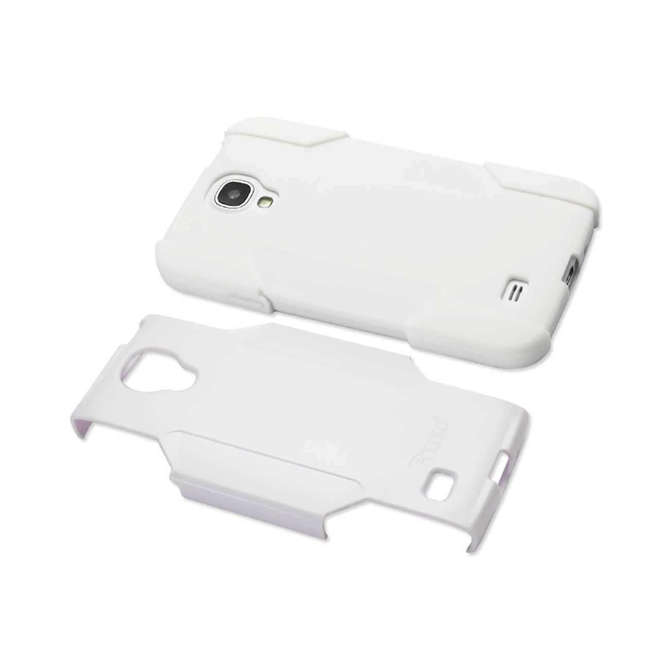 Samsung Galaxy S4 3-In-1 Hybrid Heavy Duty Holster Combo Case In White