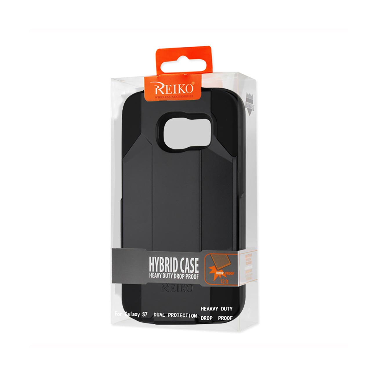 Samsung Galaxy S7 3-In-1 Hybrid Heavy Duty Holster 3 In 1 Combo Case In Black