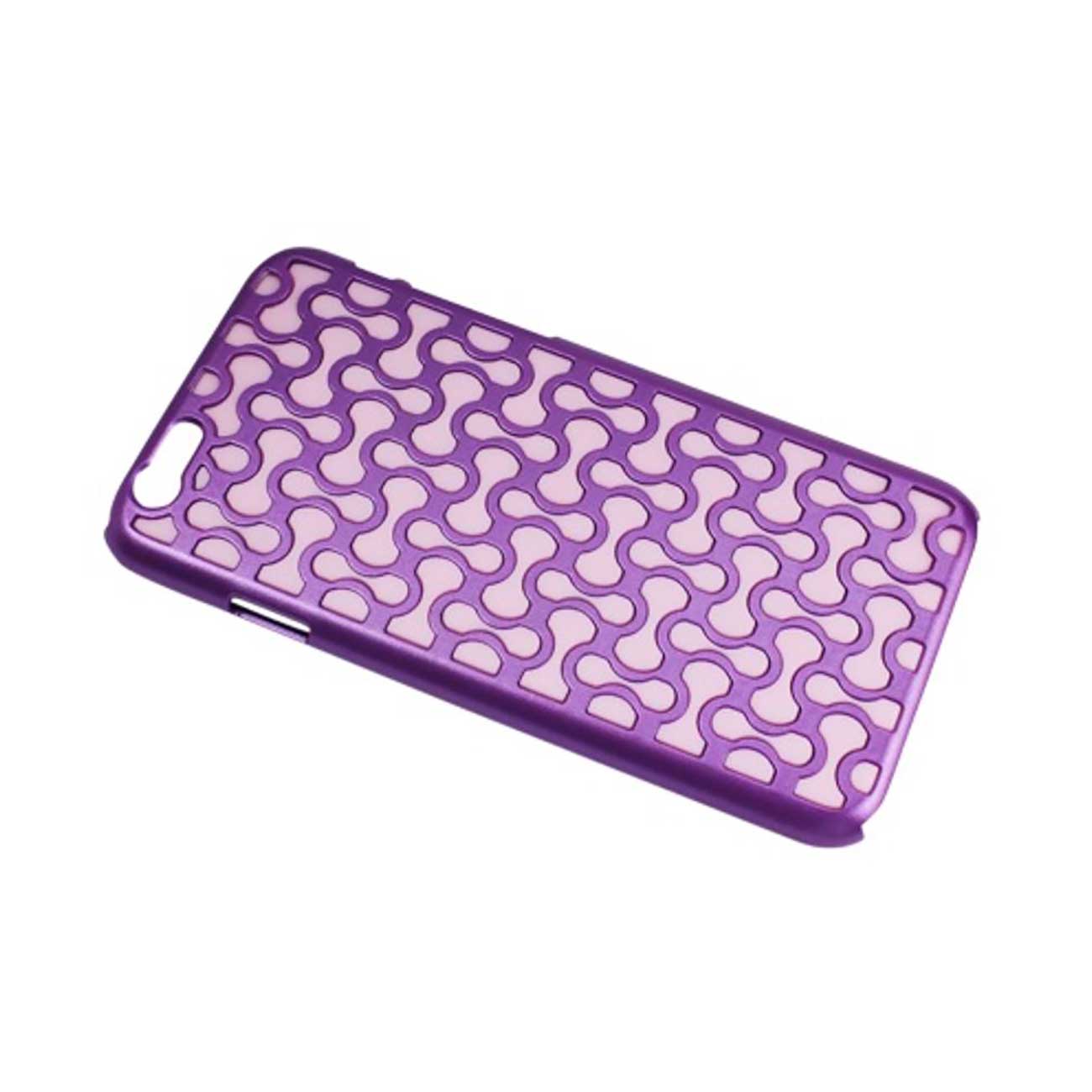 Case Hybrid With Two Silicone Pads iPhone 6S/ 6 Purple Color