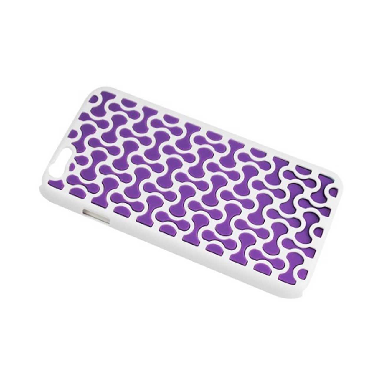 Case Hybrid With Two Silicone Pads iPhone 6S/ 6 White Color