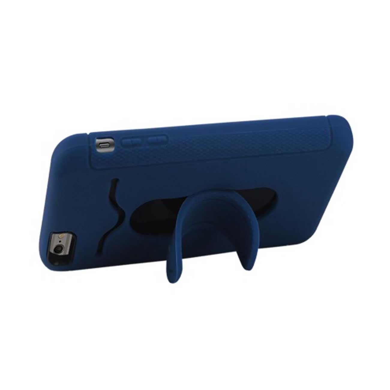 iPhone 6S Plus/ 6 Plus Hybrid Heavy Duty Case With Bending Kickstand In Navy