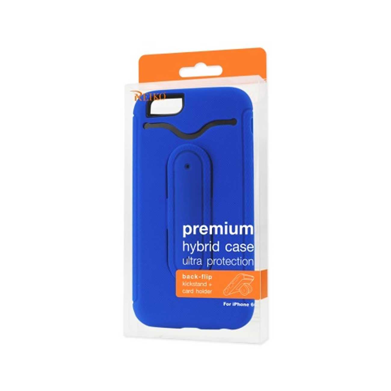 iPhone 6S/ 6 Hybrid Heavy Duty Case With Bending Kickstand In Navy