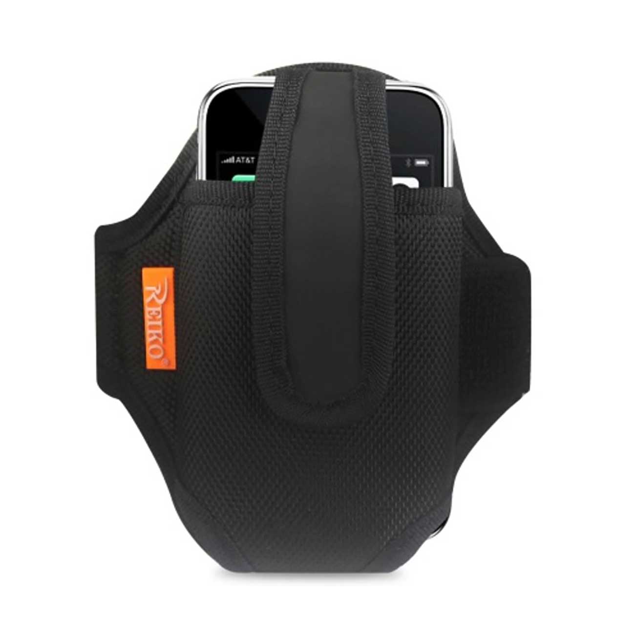 Reiko Sports Running Case 5.72X2.95X0.63 Inches (Fits Phone W/O. Case) In Black