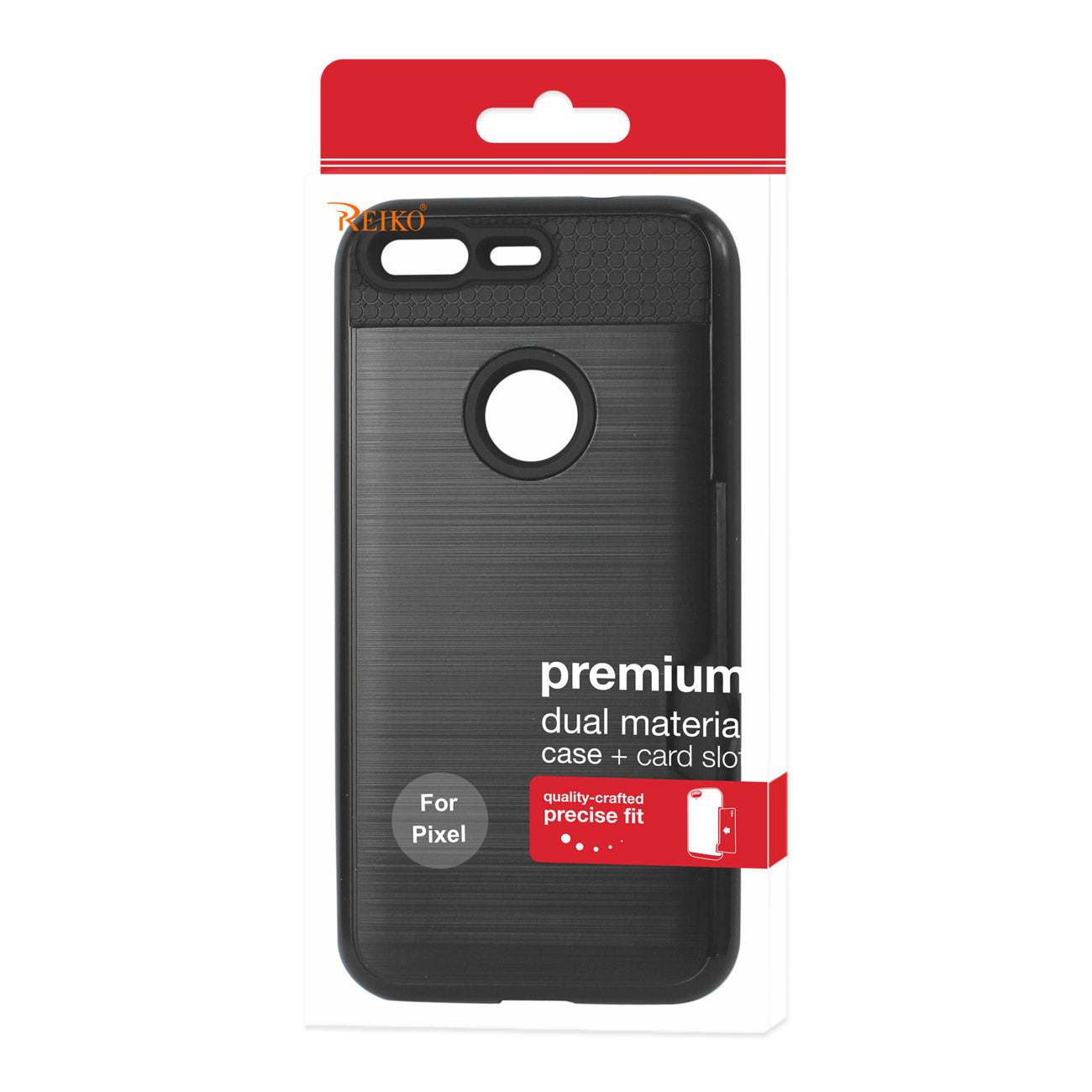 Google Pixel Slim Armor Hybrid Case With Card Holder In Black