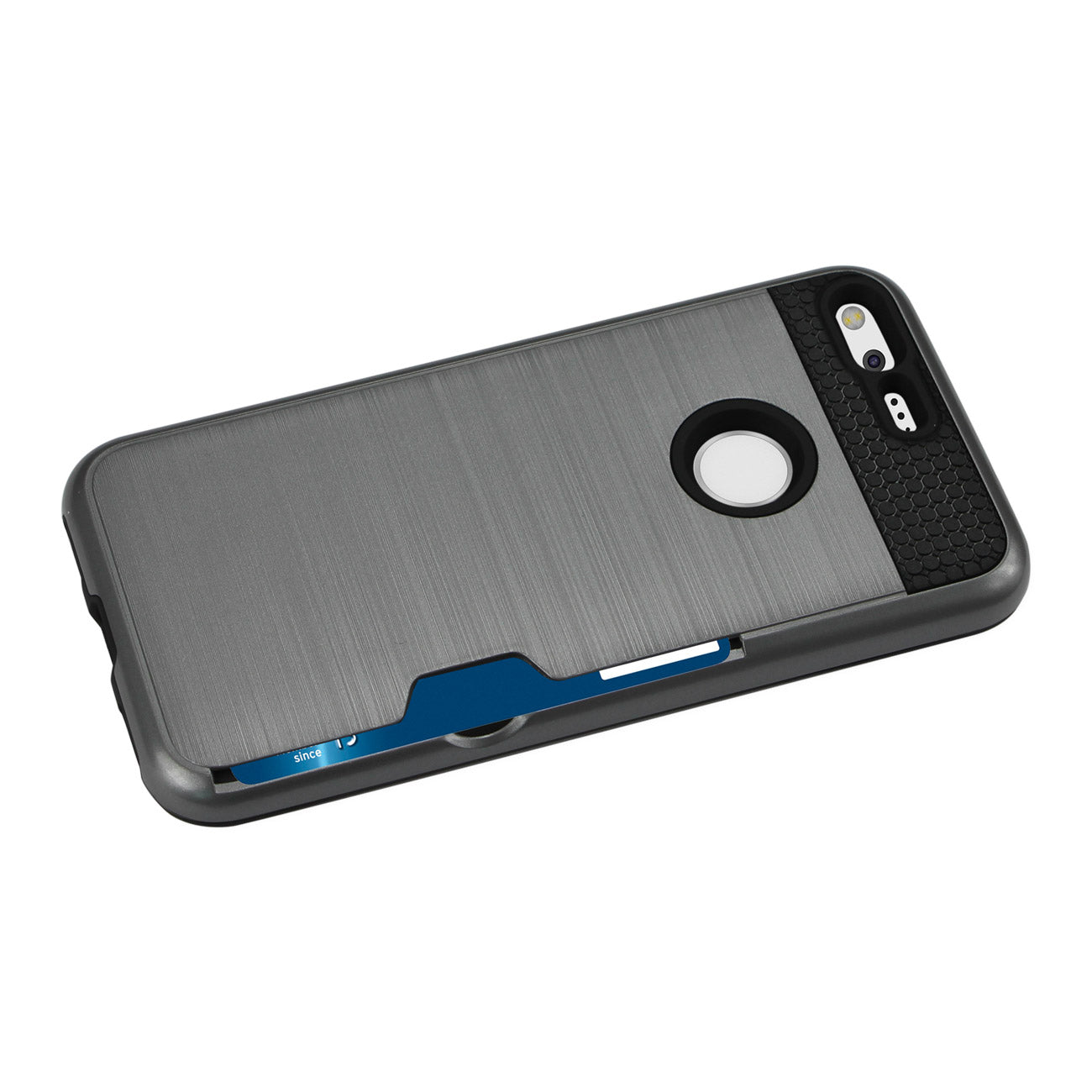 Google Pixel Slim Armor Hybrid Case With Card Holder In Gray