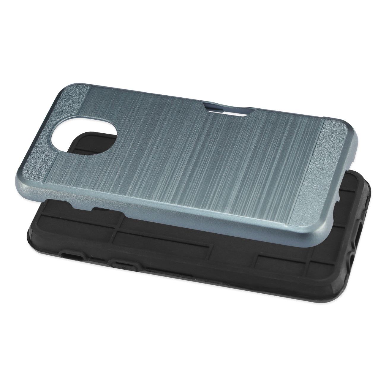 Samsung J3(2018) Slim Armor Hybrid Case With Card Holder In Navy