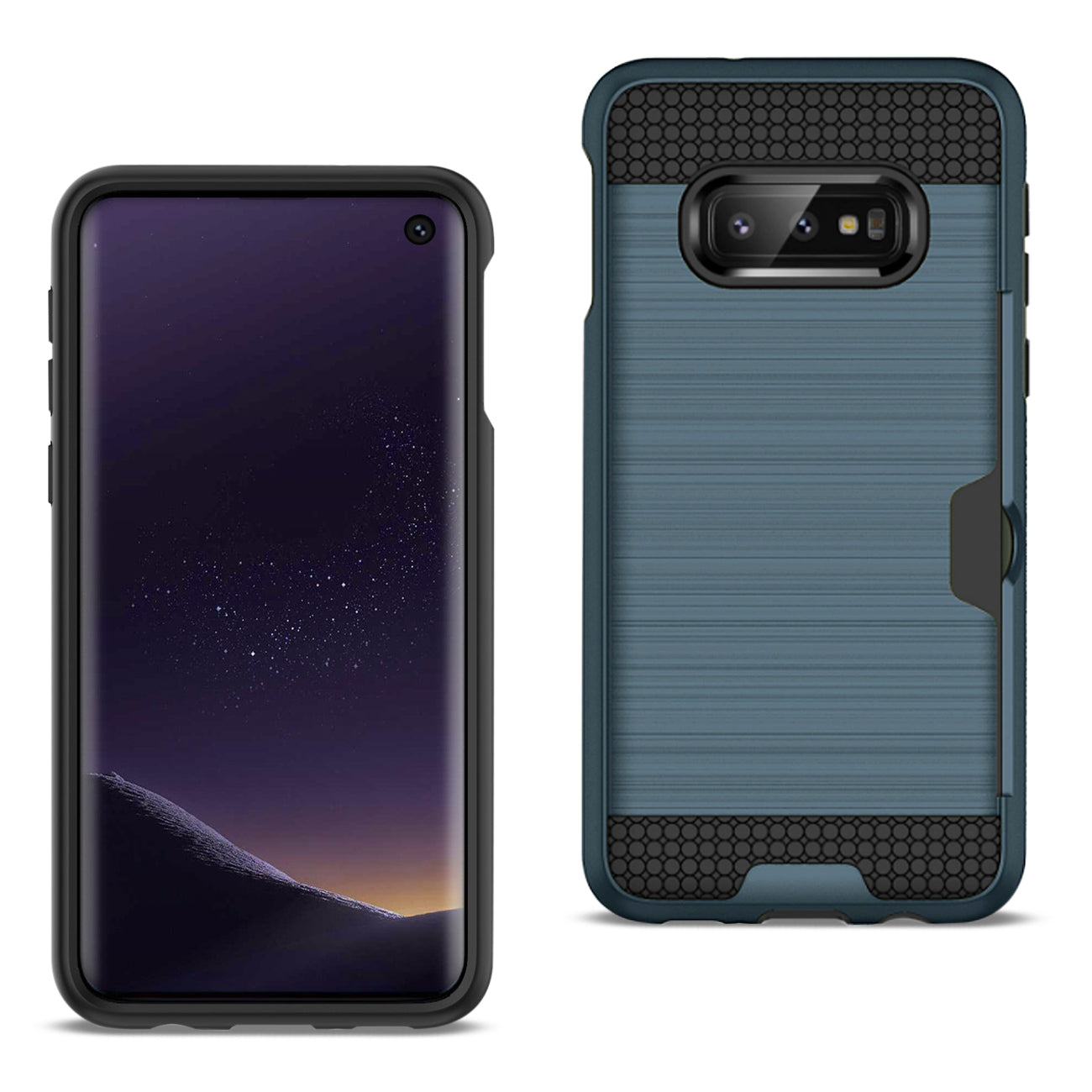 Samsung Galaxy S10 Lite Slim Armor Hybrid Case With Card Holder In Navy