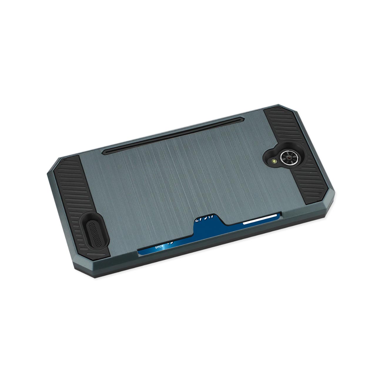Case Hybrid With Card Holder Slim Armor ZTE Warp 7/ Z959 Navy Color