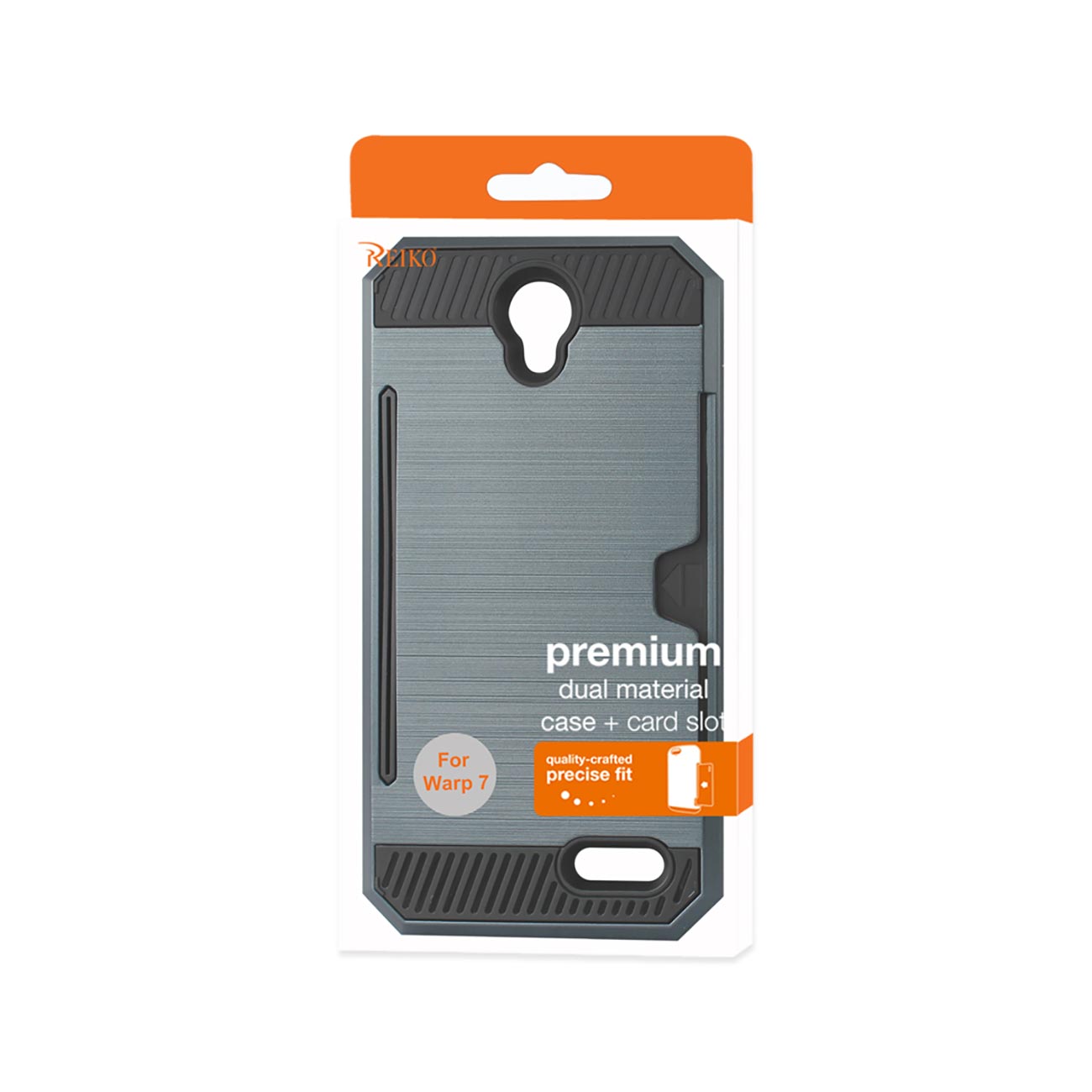 Case Hybrid With Card Holder Slim Armor ZTE Warp 7/ Z959 Navy Color