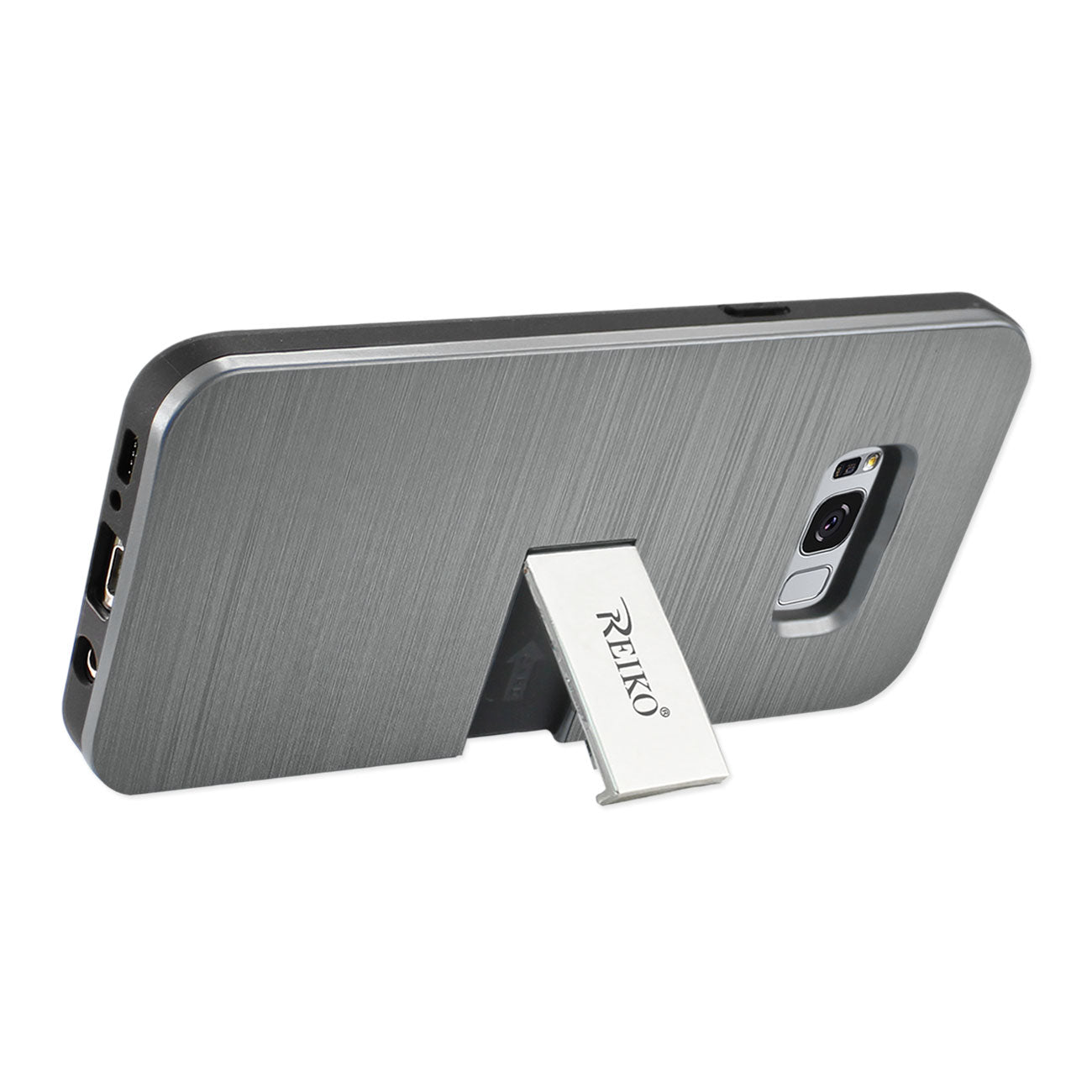 Case Hybrid With Card Holder Kickstand Slim Armor Samsung S8 Edge/ S8 Plus Grey Color