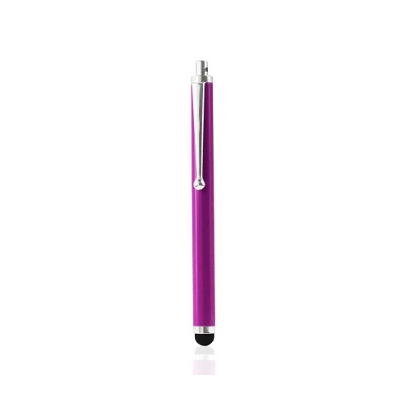 Reiko Mini Stylus Touch Screen Pen With Clip In Purple