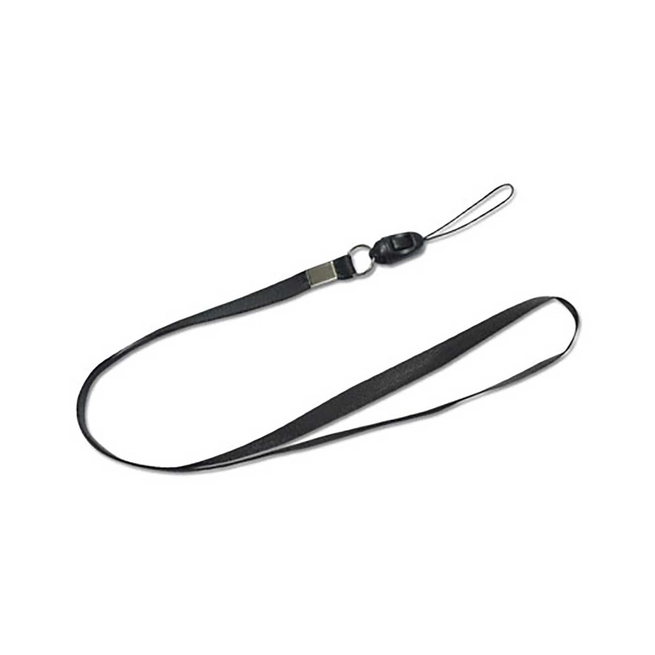 Long Lanyard Strap Clip In Black