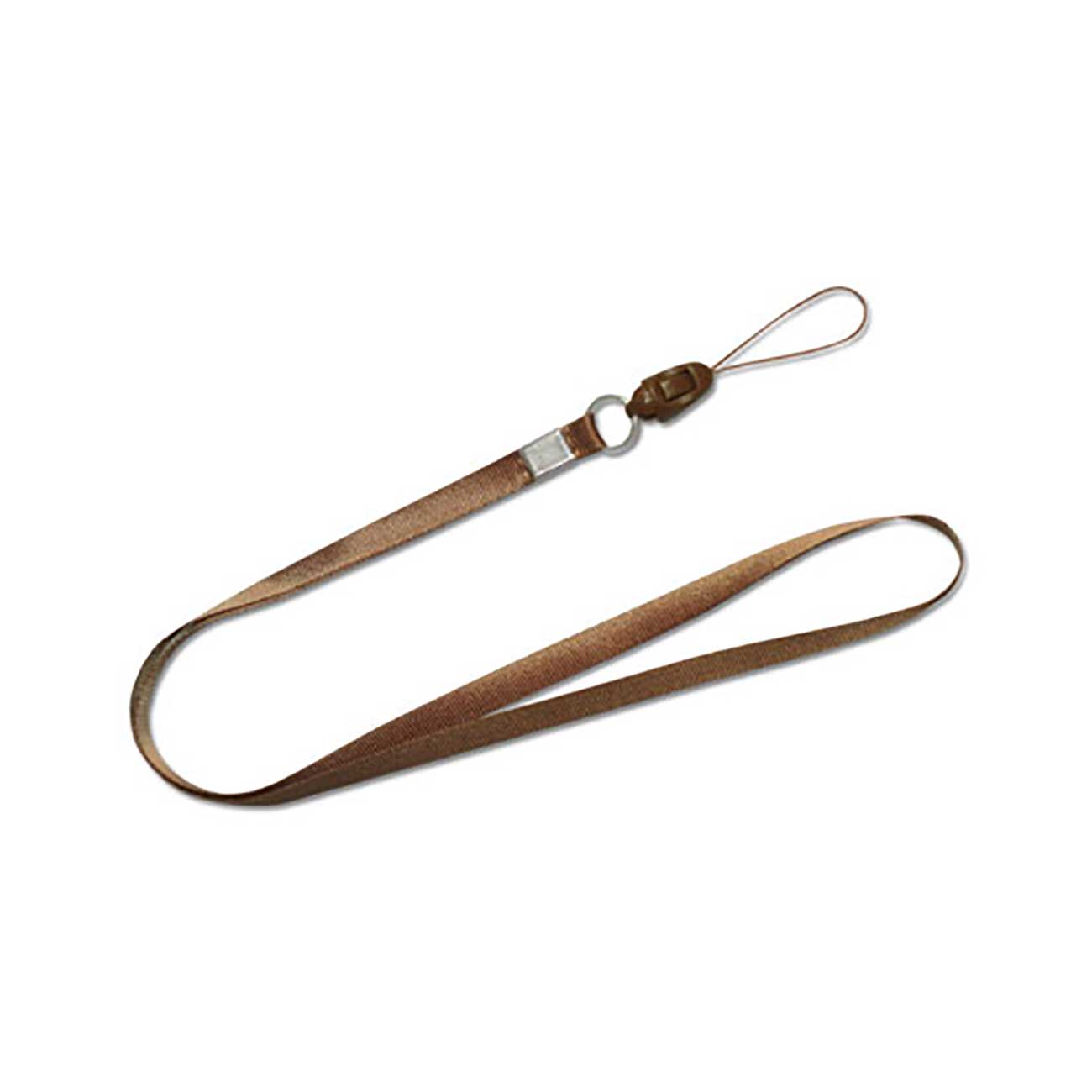 Long Lanyard Strap Clip In Brown