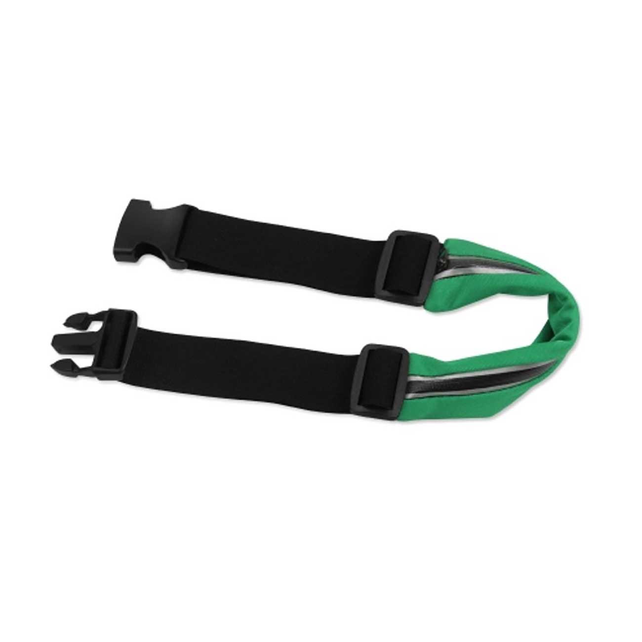 REIKO SPORTS STRETCH HIP WAIST PACK 7.87X1.77X1.77 INCHES INCHES IN GREEN