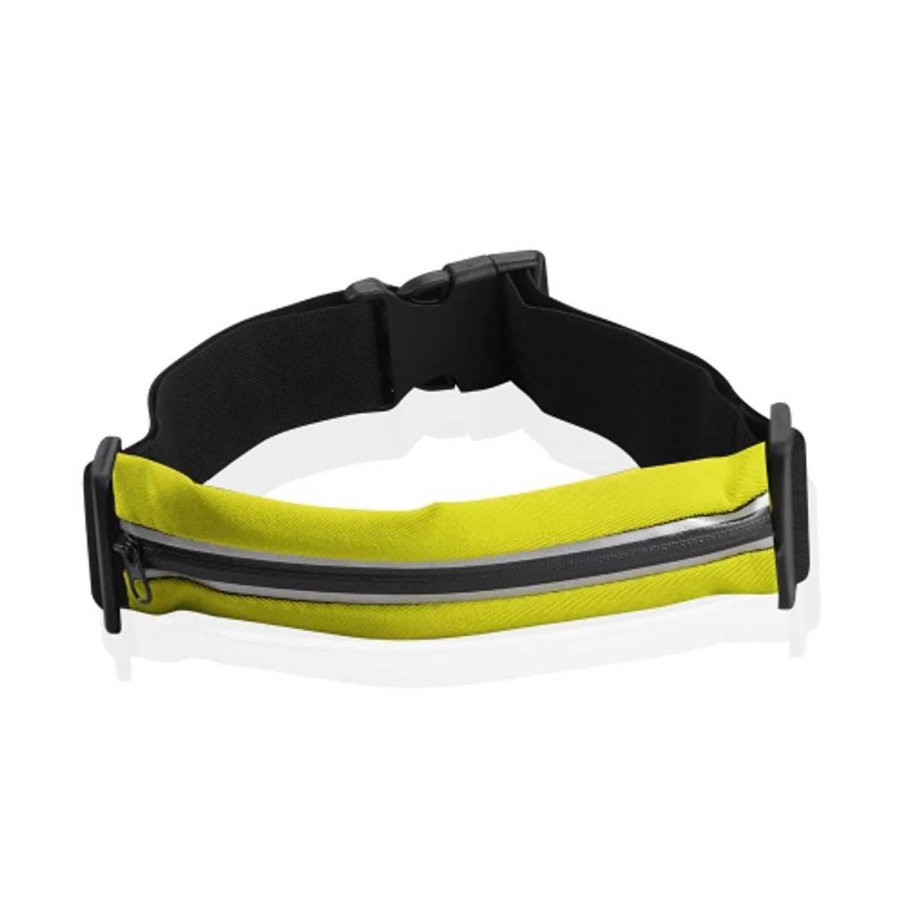 REIKO SPORTS STRETCH HIP WAIST PACK 7.87X1.77X1.77 INCHES INCHES IN YELLOW