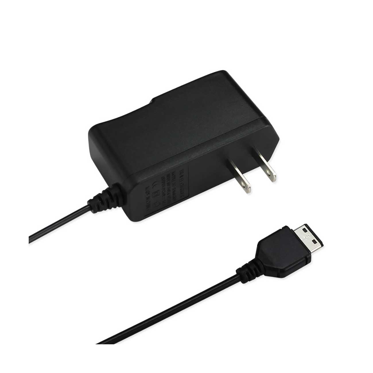Cable USB Travel Adapter Charger Portable Reiko Samsung 300/510 Black Color