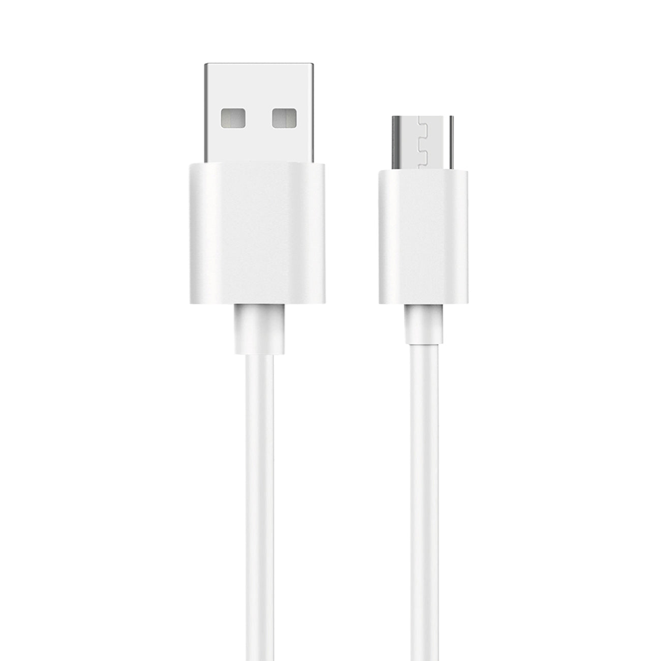 Travel Home Charger Micro With Built In Cable 5Ft Reiko Portable White Color