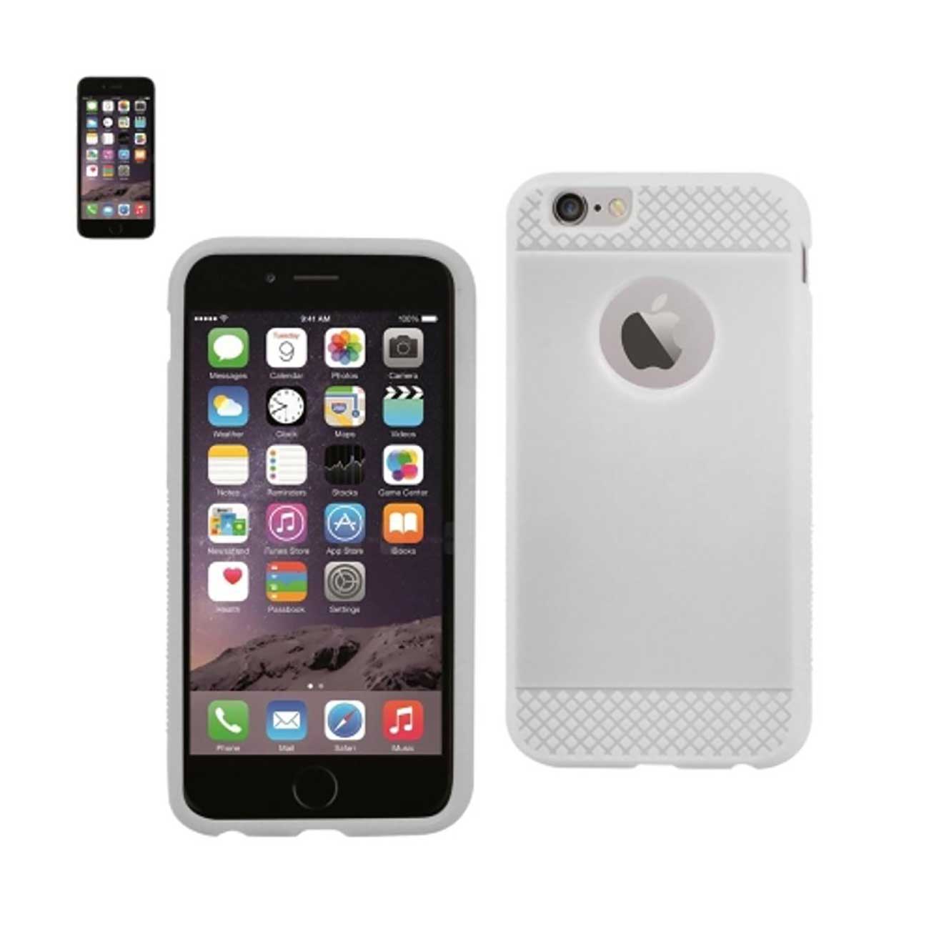 Case Gel TPU Ridges iPhone 6S/ 6 White Color