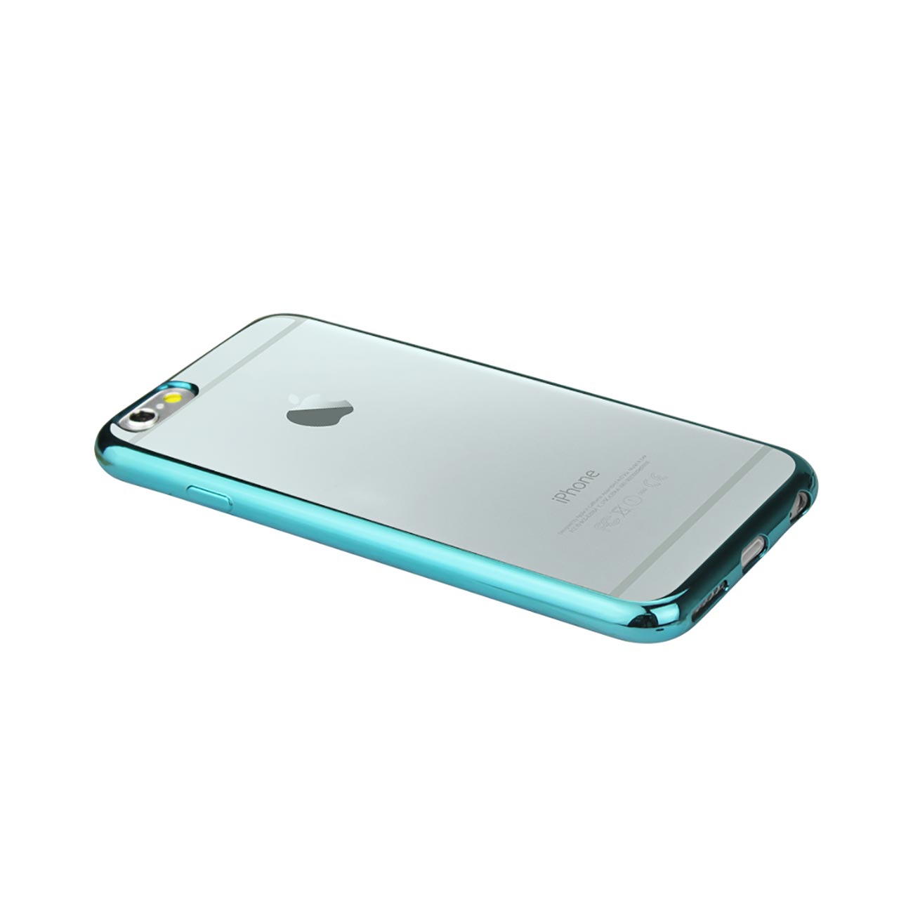 iPhone 6S/ 6 Frame Case With Clear Back In Shiny Blue
