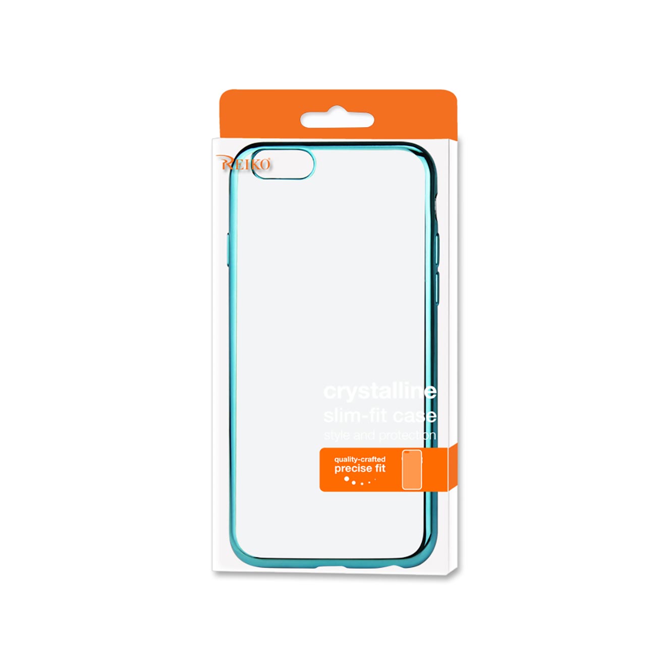 iPhone 6S/ 6 Frame Case With Clear Back In Shiny Blue
