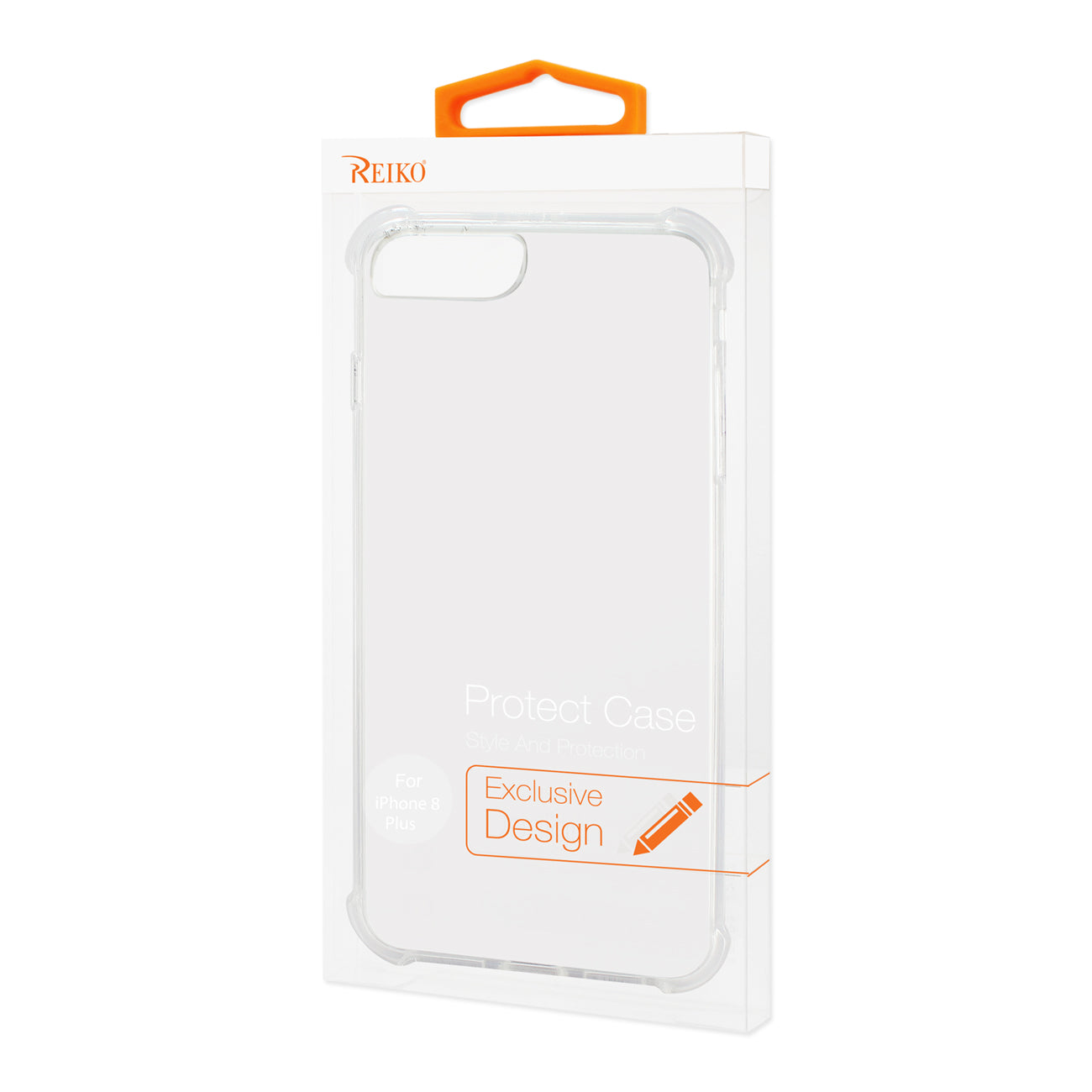 iPhone 8 Plus/iPhone 7 Plus Clear Bumper Case With Air Cushion Protection In Clear
