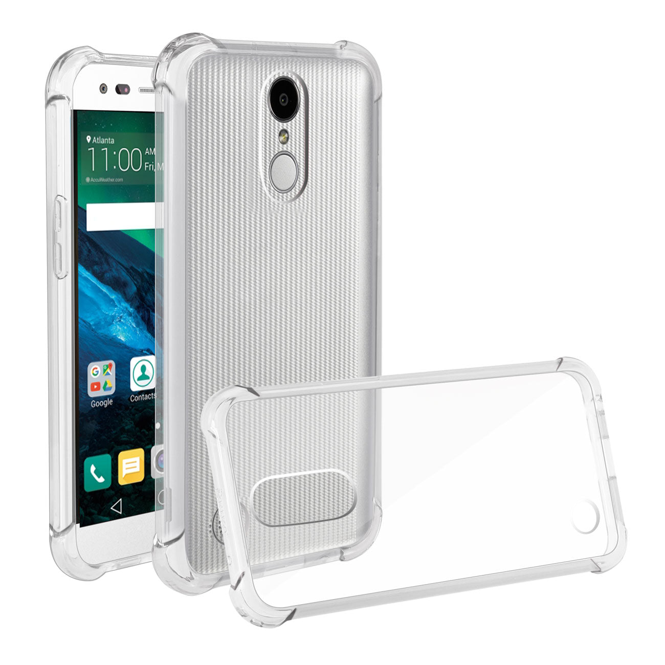 Case Bumper Clear Air Cushion Protection LG Fortune/ Phoenix 3/ Aristo Clear