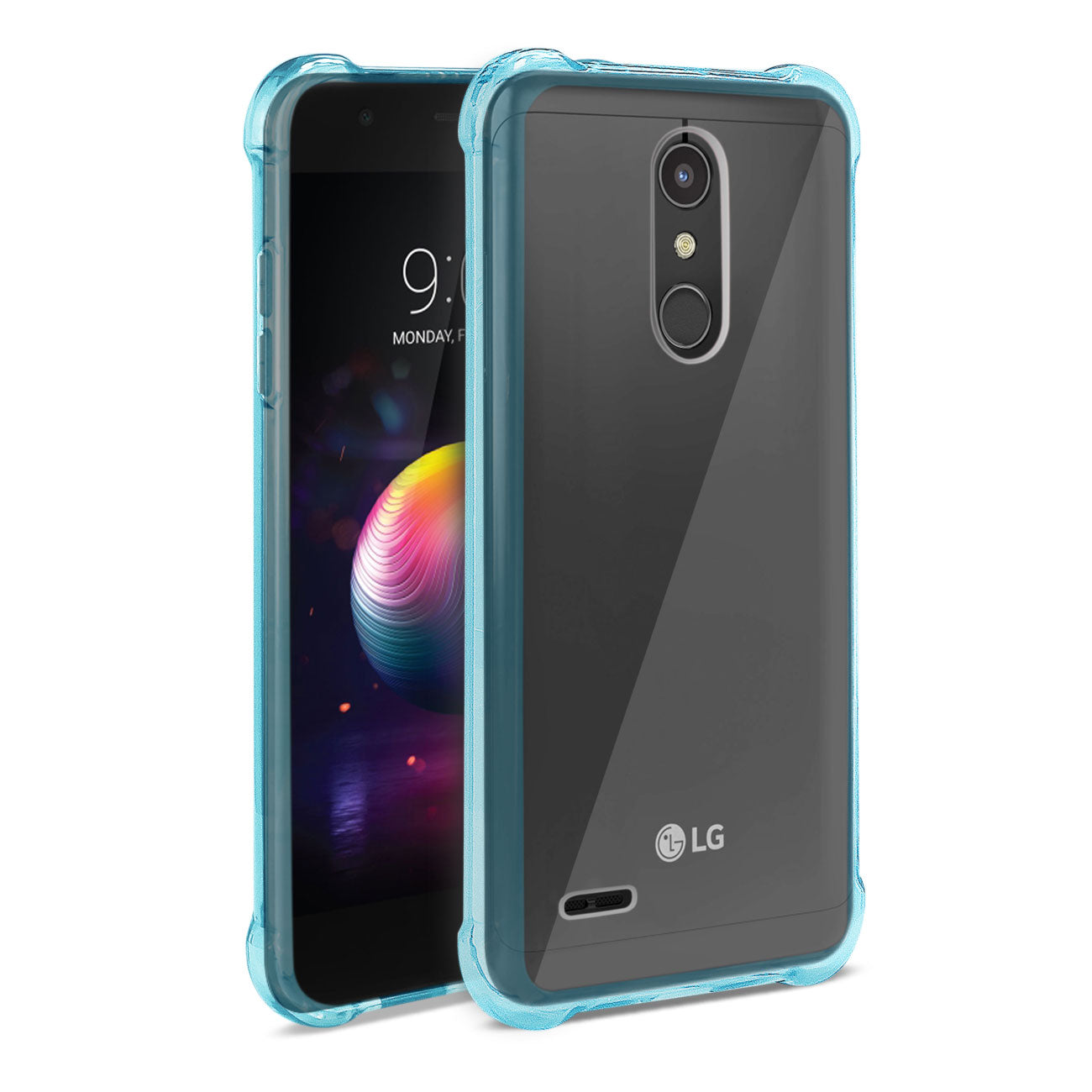 Case Bumper Clear Air Cushion Protection LG K30 Clear Navy Color