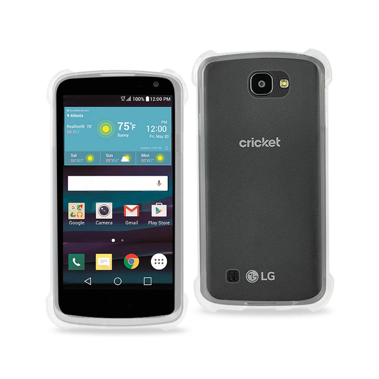 Case Clear Bumper Air Cushion Protection LG Spree