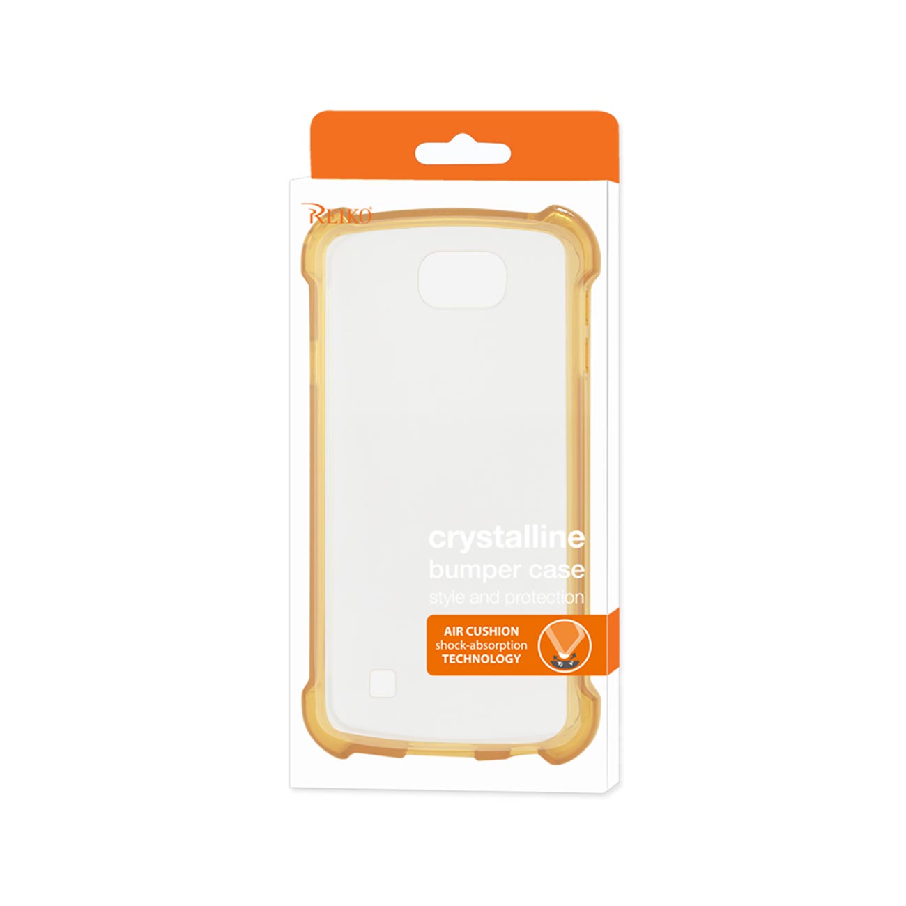 Case Clear Bumper Air Cushion Protection LG Spree Gold Color