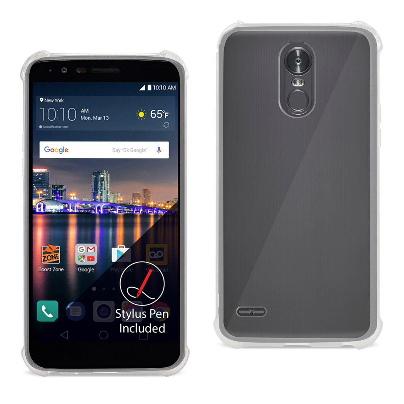 Case Bumper Clear Air Cushion Protection LG Stylo 3 Stylus 3 Clear