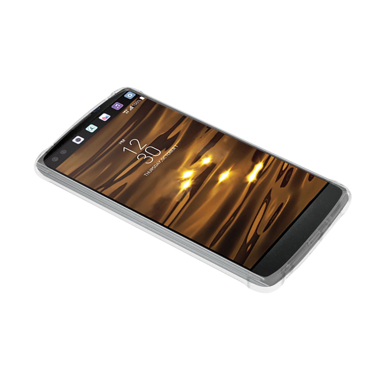 LG V10 Clear Bumper Case With Air Cushion Protection In Clear