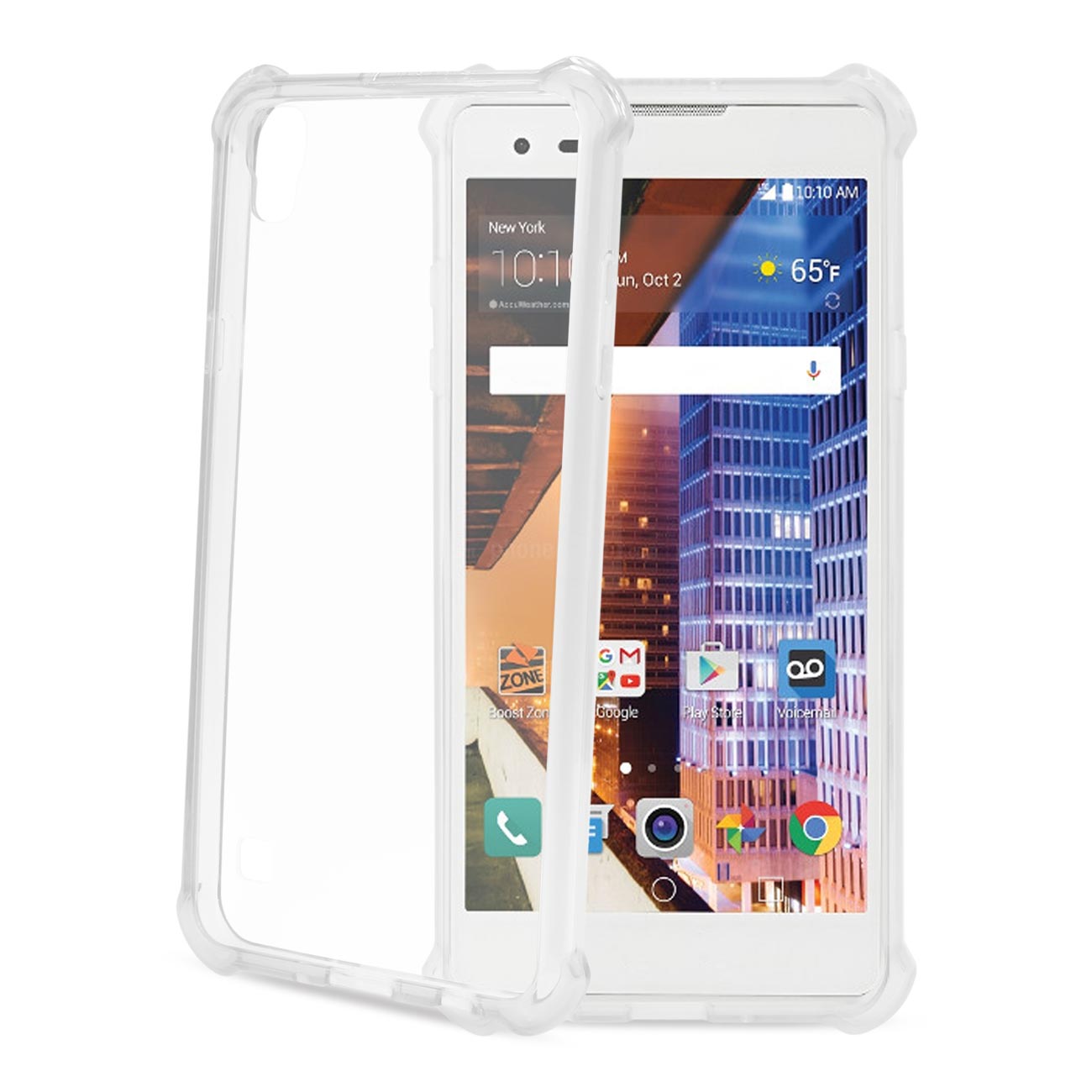 Case Bumper Air Cushion Protection LG X Style (Tribute Hd) Clear