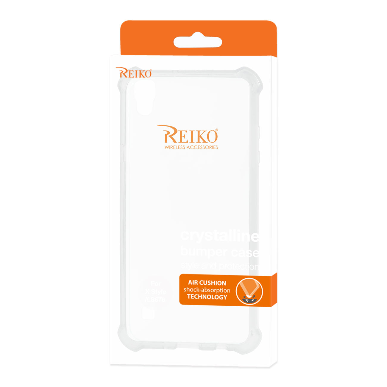 Case Bumper Air Cushion Protection LG X Style (Tribute Hd) Clear