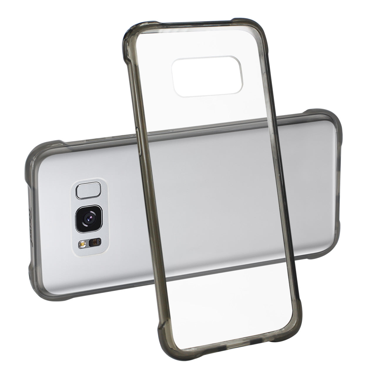 Case Bumper Air Cushion Protection Samsung Galaxy S8 Edge/ S8 Plus Clear Black Color