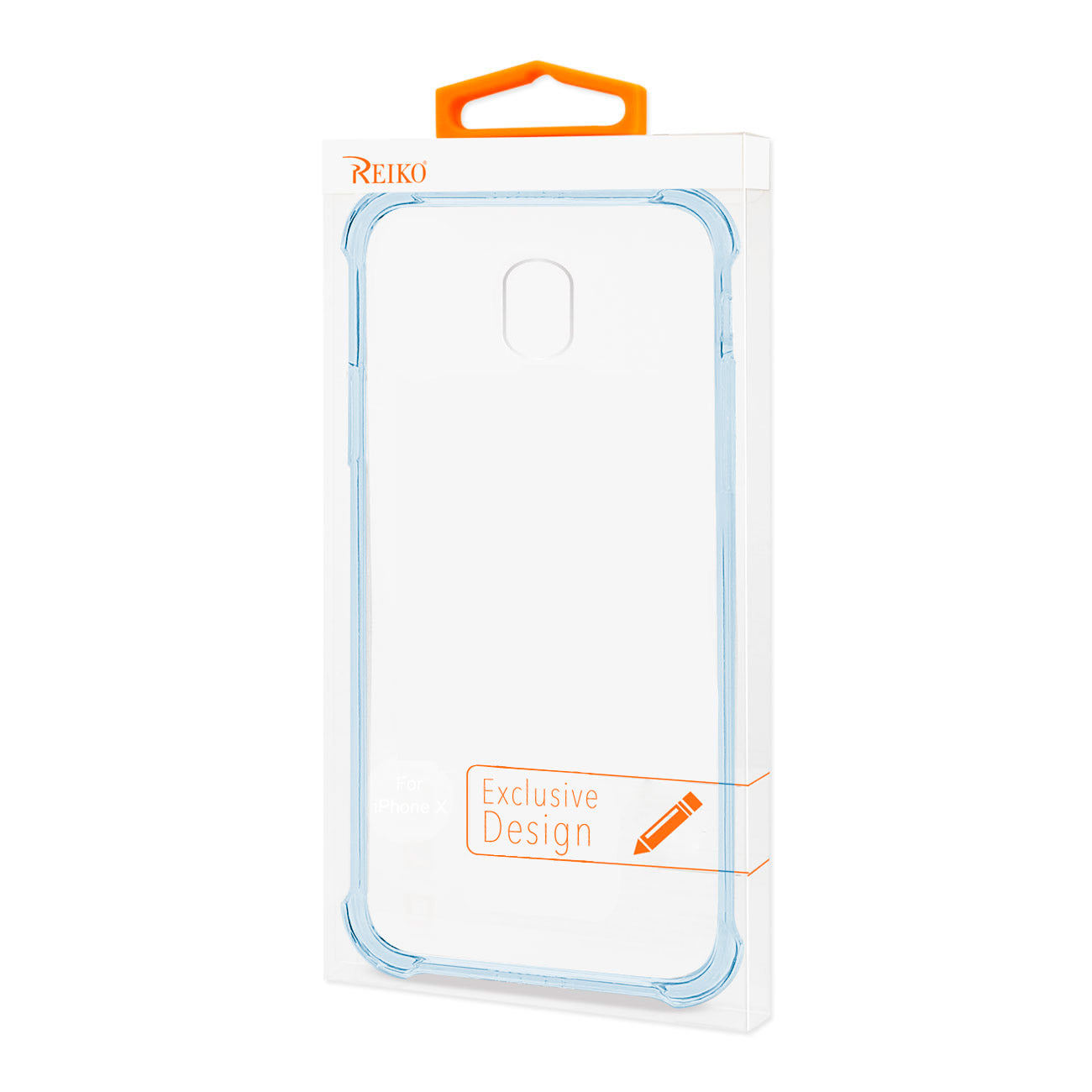 Case Bumper Air Cushion Protection Samsung J7(2018) Clear Navy Color