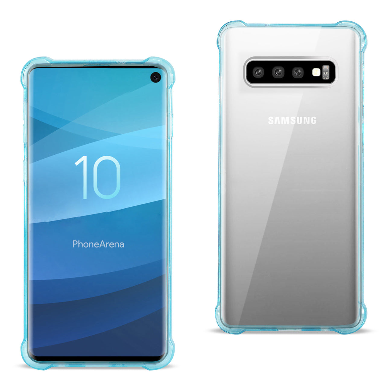 Case Bumper Clear Air Cushion Protection SAMSUNG GALAXY S10 Clear Navy Color